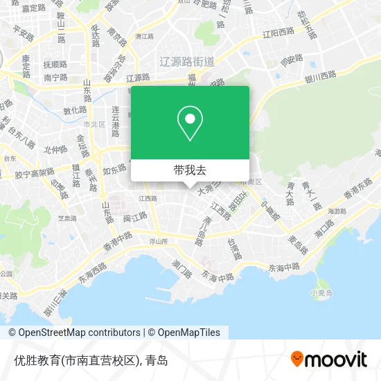 优胜教育(市南直营校区)地图