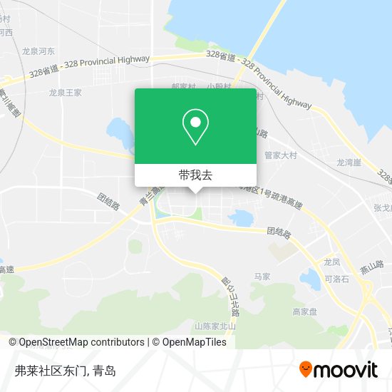 弗莱社区东门地图