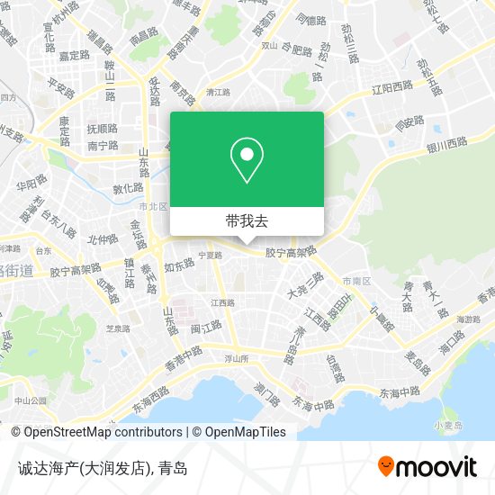 诚达海产(大润发店)地图