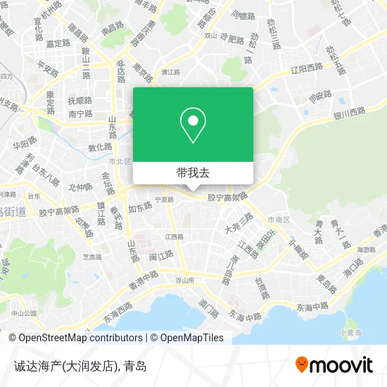 诚达海产(大润发店)地图