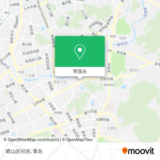 崂山区社区地图
