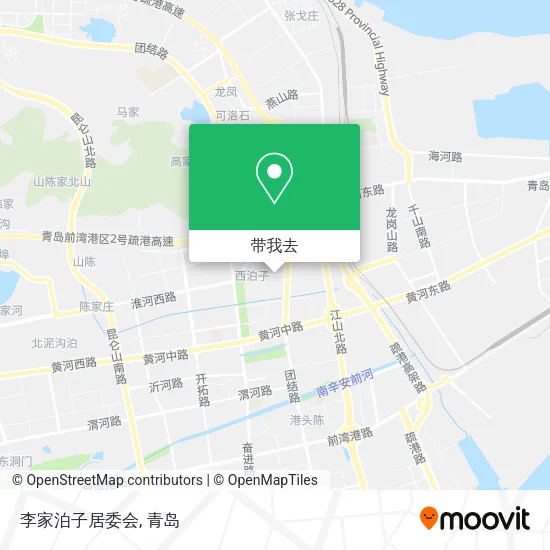 李家泊子居委会地图