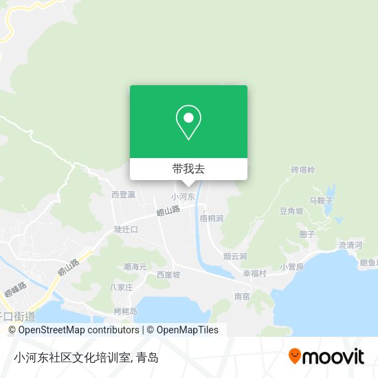 小河东社区文化培训室地图