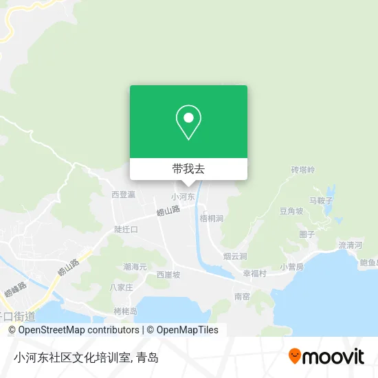 小河东社区文化培训室地图