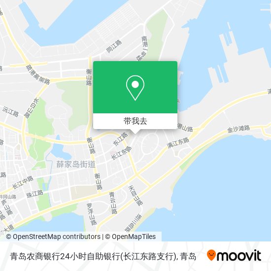 青岛农商银行24小时自助银行(长江东路支行)地图