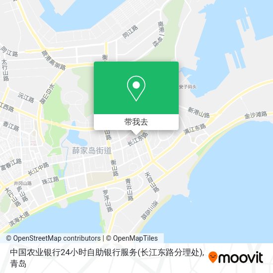 中国农业银行24小时自助银行服务(长江东路分理处)地图