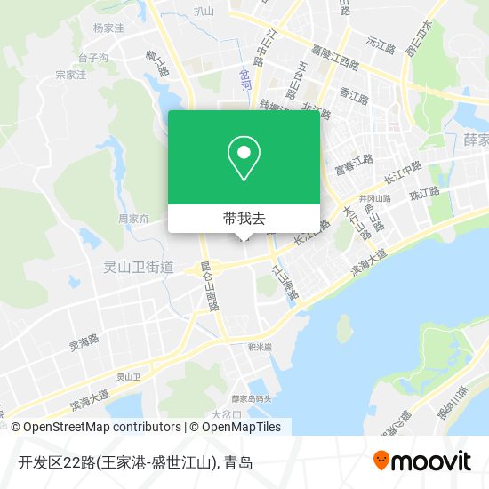 开发区22路(王家港-盛世江山)地图