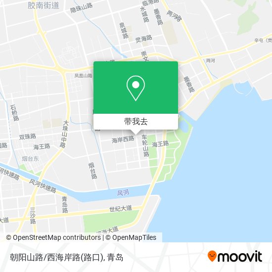 朝阳山路/西海岸路(路口)地图