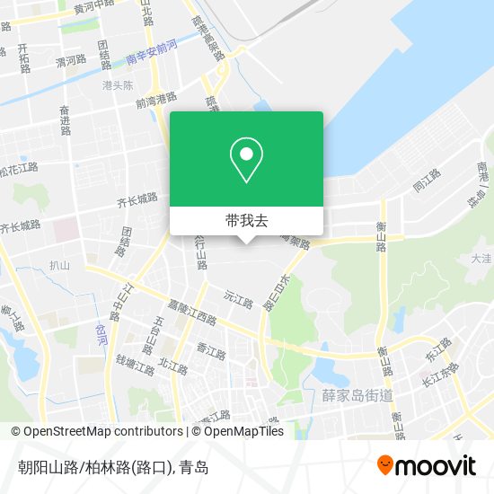 朝阳山路/柏林路(路口)地图