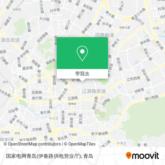 国家电网青岛(伊春路供电营业厅)地图