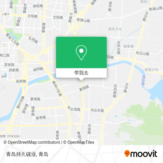 青岛持久碳业地图