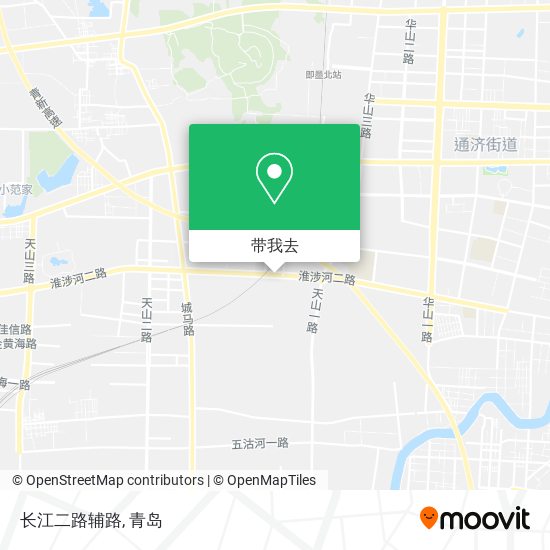 长江二路辅路地图