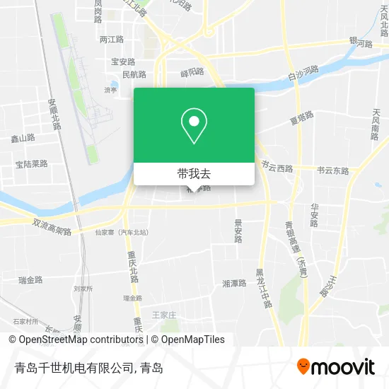 青岛千世机电有限公司地图