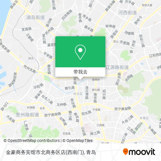 金豪商务宾馆市北商务区店(西南门)地图