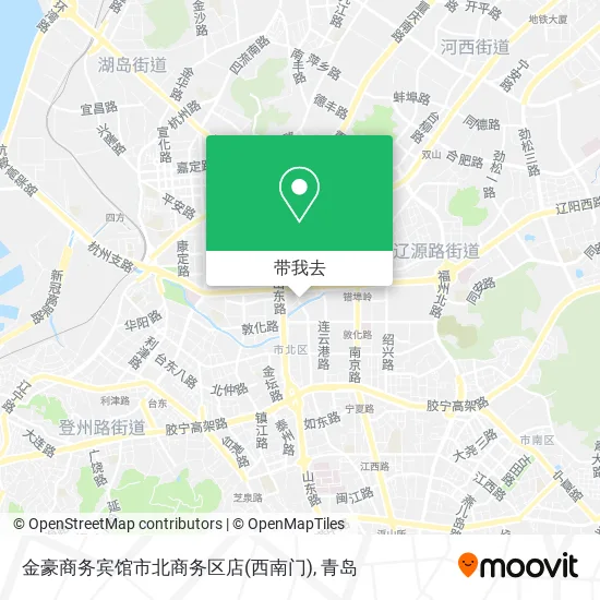 金豪商务宾馆市北商务区店(西南门)地图