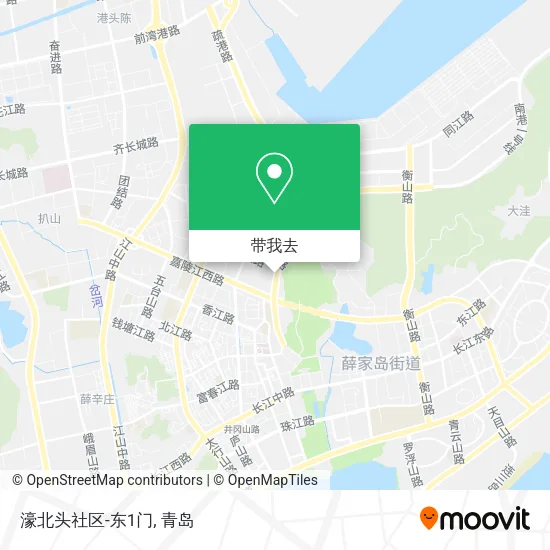 濠北头社区-东1门地图