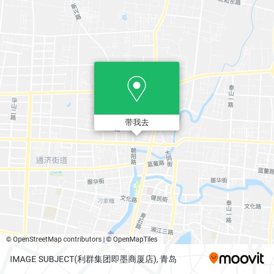 IMAGE SUBJECT(利群集团即墨商厦店)地图