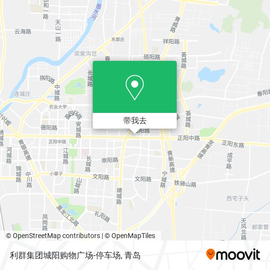 利群集团城阳购物广场-停车场地图