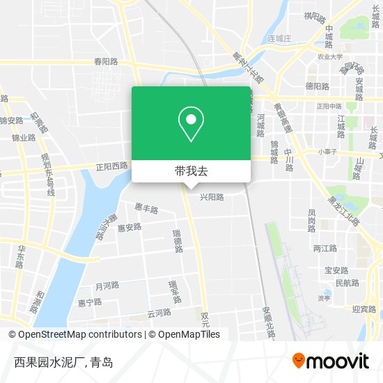 西果园水泥厂地图