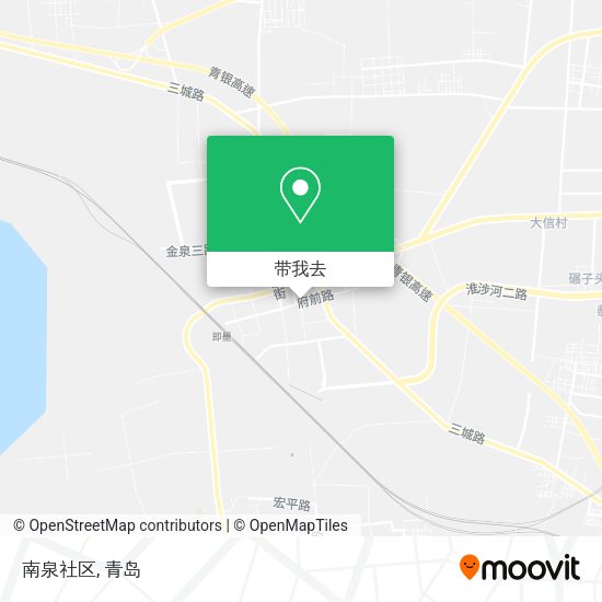 南泉社区地图