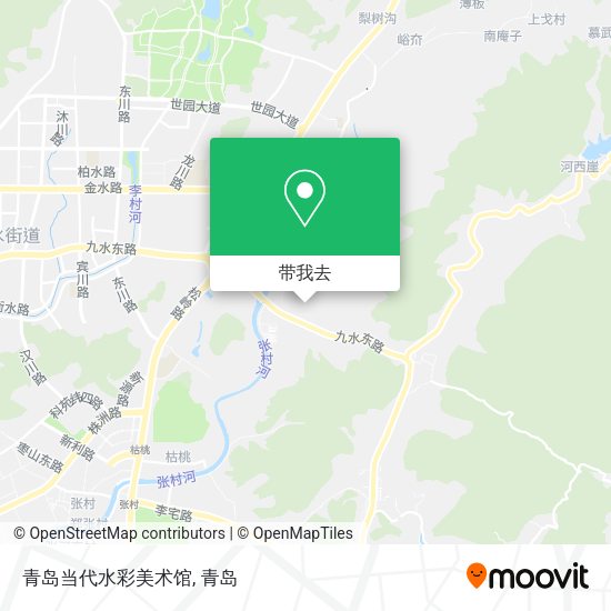青岛当代水彩美术馆地图