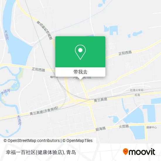 幸福一百社区(健康体验店)地图