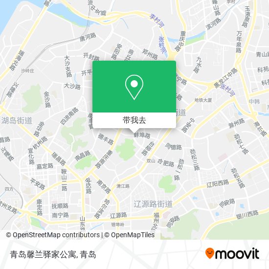 青岛馨兰驿家公寓地图