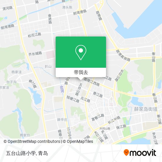 五台山路小学地图