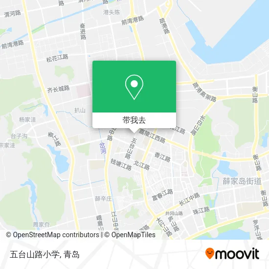 五台山路小学地图