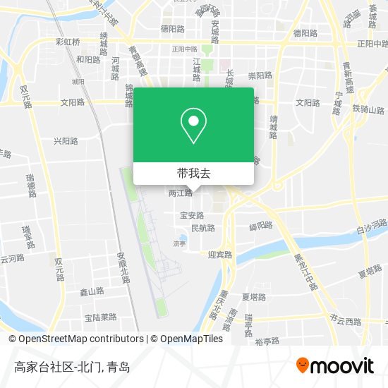 高家台社区-北门地图