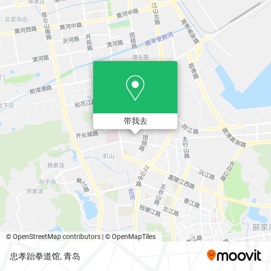 忠孝跆拳道馆地图