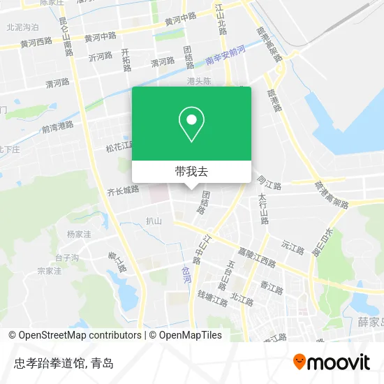 忠孝跆拳道馆地图