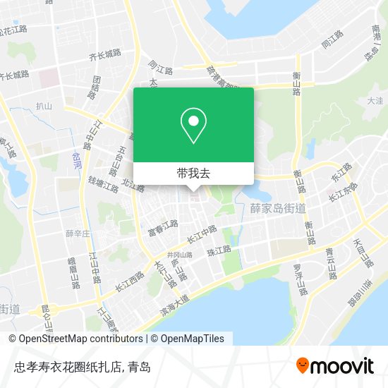 忠孝寿衣花圈纸扎店地图