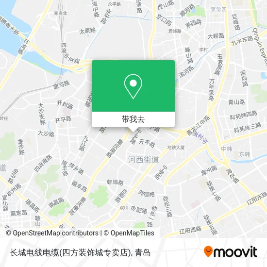 长城电线电缆(四方装饰城专卖店)地图