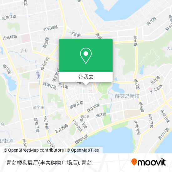 青岛楼盘展厅(丰泰购物广场店)地图