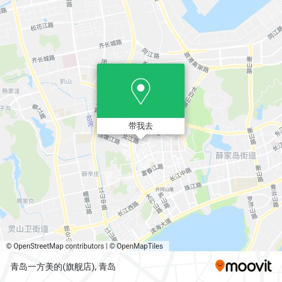 青岛一方美的(旗舰店)地图