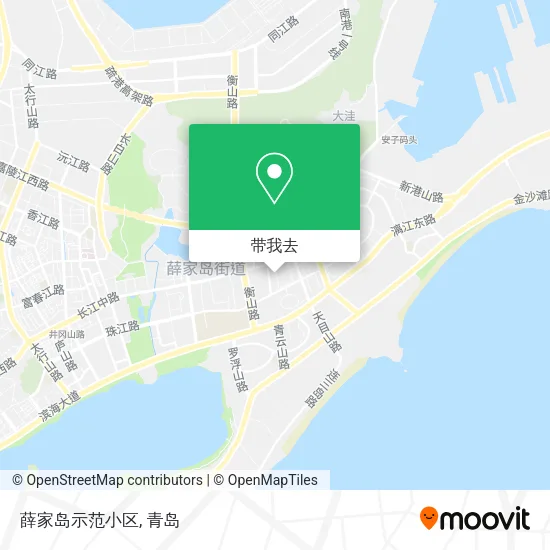 薛家岛示范小区地图