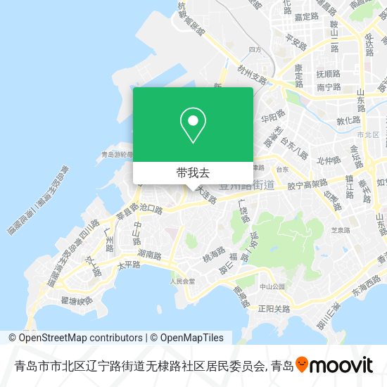 青岛市市北区辽宁路街道无棣路社区居民委员会地图