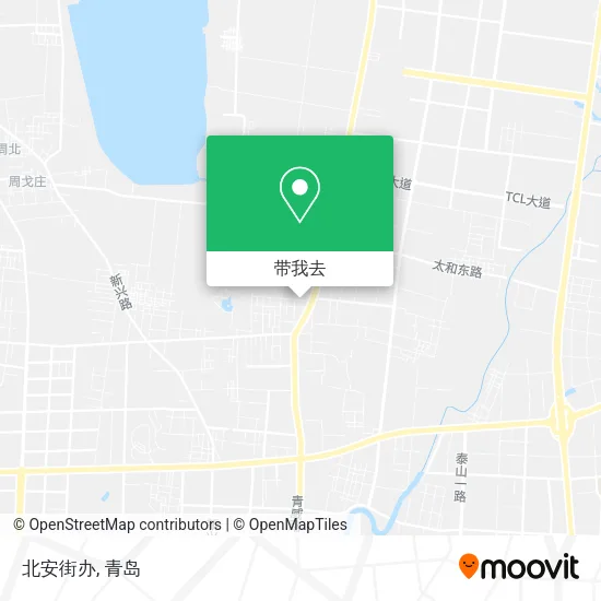 北安街办地图