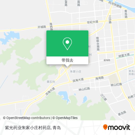 紫光药业朱家小庄村药店地图