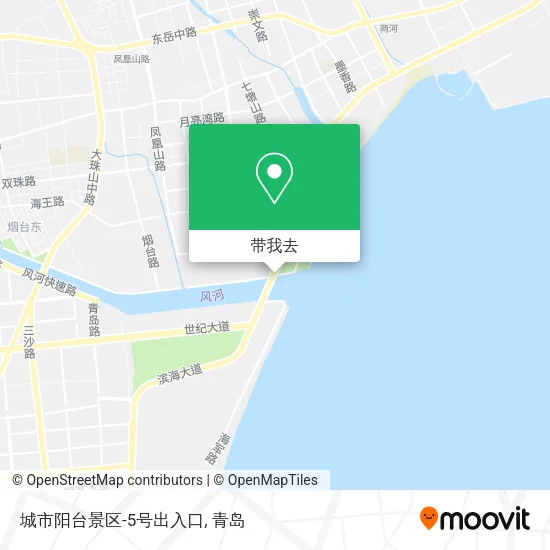 城市阳台景区-5号出入口地图