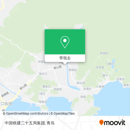 中国铁建二十五局集团地图