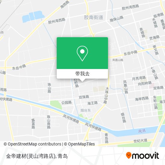 金帝建材(灵山湾路店)地图