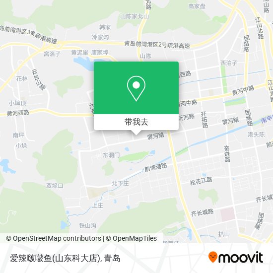 爱辣啵啵鱼(山东科大店)地图