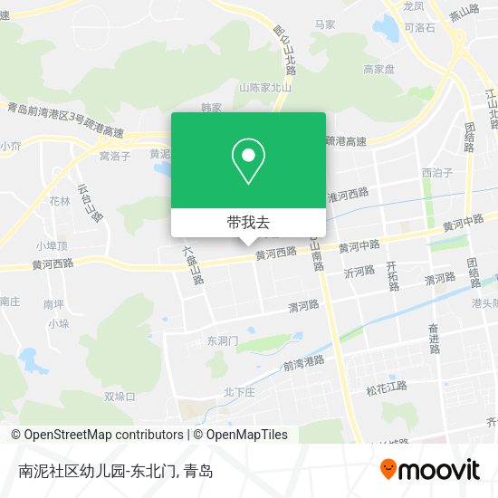 南泥社区幼儿园-东北门地图