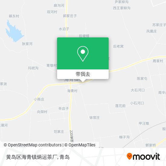 黄岛区海青镇炳运茶厂地图