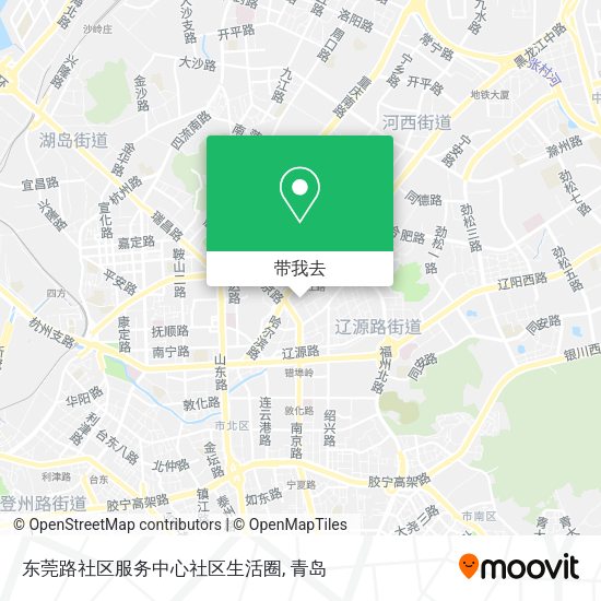 东莞路社区服务中心社区生活圈地图