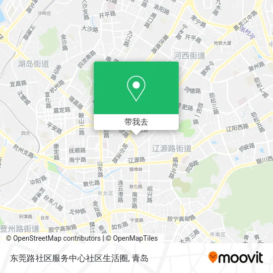 东莞路社区服务中心社区生活圈地图