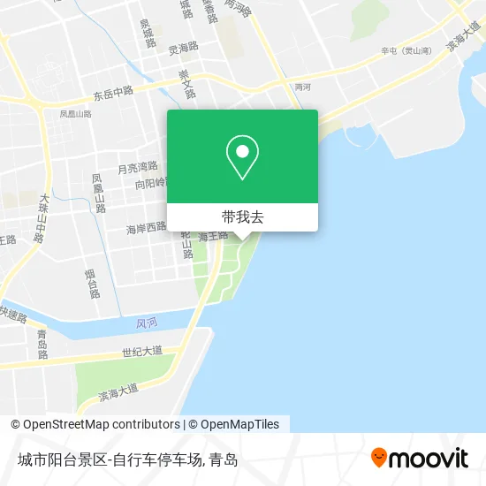 城市阳台景区-自行车停车场地图