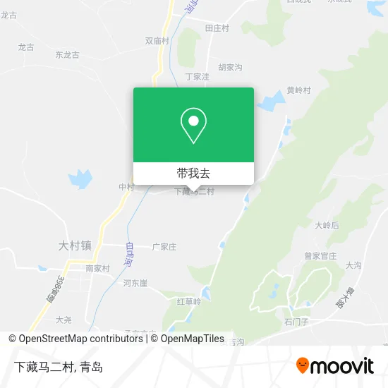 下藏马二村地图